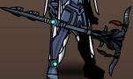 Player with Dark Tribe Skull Staff.png